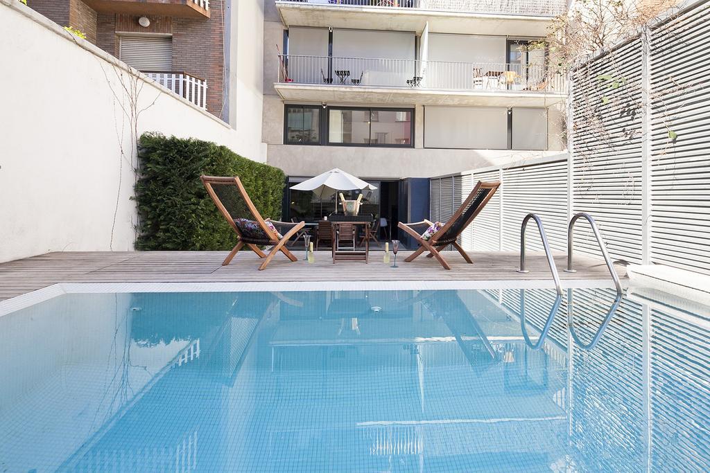 Apartment Barcelona Rentals - Private Pool And Garden Center Екстериор снимка